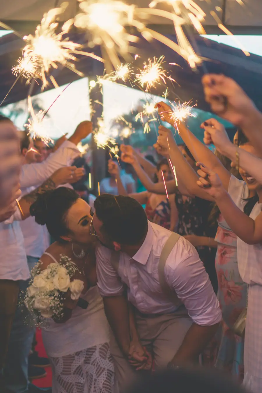 Smiling couple